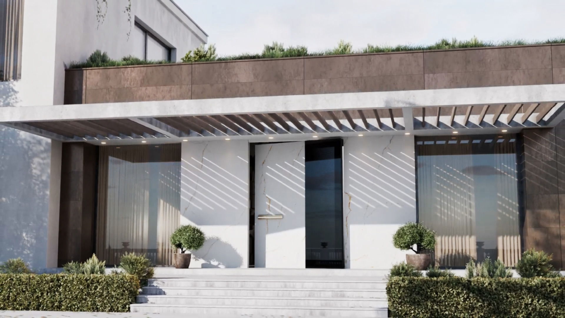 pivot-tuer-inspiration-1 Hauseingang mit Drehtür Pivot Tür von Parmax kaufen