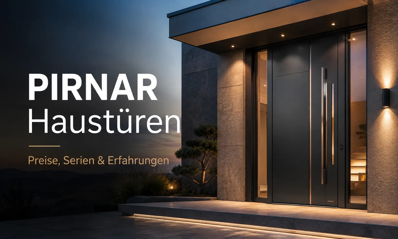 Moderne PIRNAR Haustür – Preise, Serien und Erfahrungen